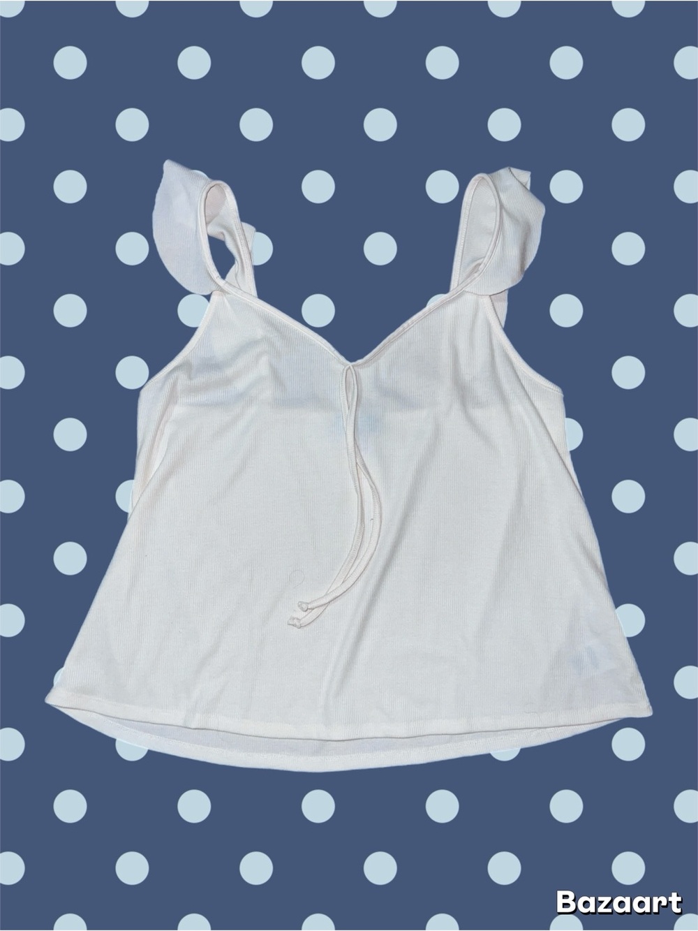 Jessica Simpson Light Cream Ruffle Cami